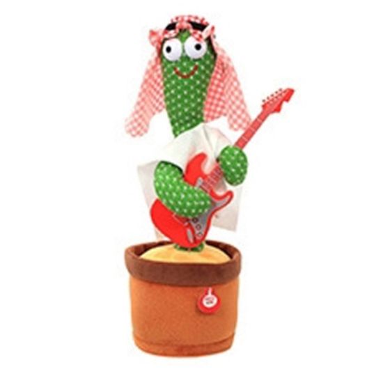 춤추는 선인장 말하는 노래하는 움직이는 인형 장난감