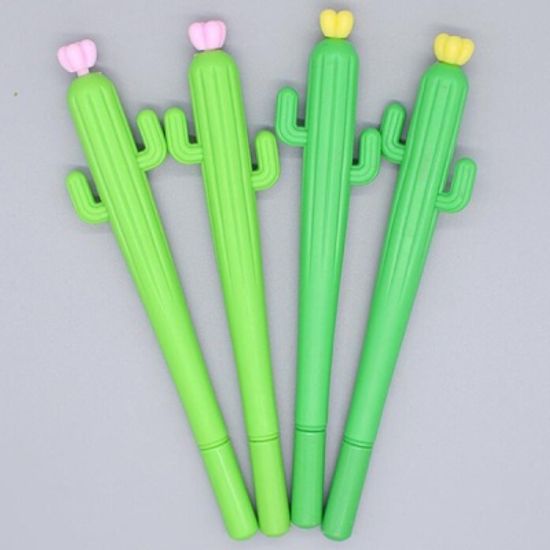 선인장 모양 젤펜 캐릭터펜 사무용품 문구펜