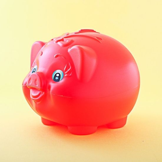 레드 돼지저금통(대) 복돼지저금통(WBEFE44)