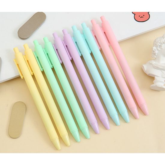 파스텔 노크식 볼펜 잘써지는 필기감좋은 특이한 펜