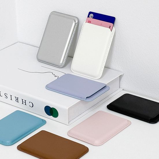 뷰씨 아이폰 맥세이프 카드지갑 3장 수납 가죽 케이스