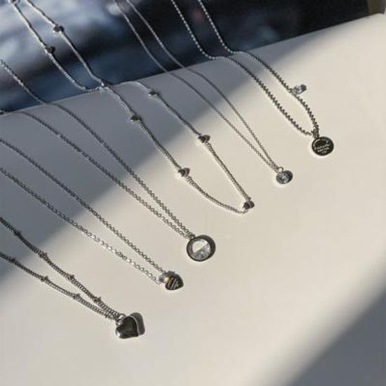 써지컬스틸 실버 목걸이 6종 모음
