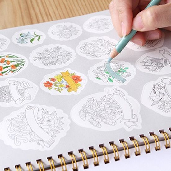 스티커 컬러링북 시즌2