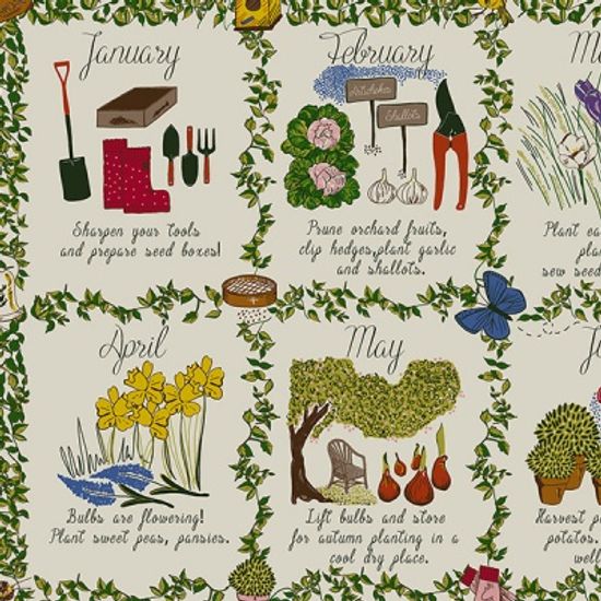 가드너스 캘린더 면 티타올