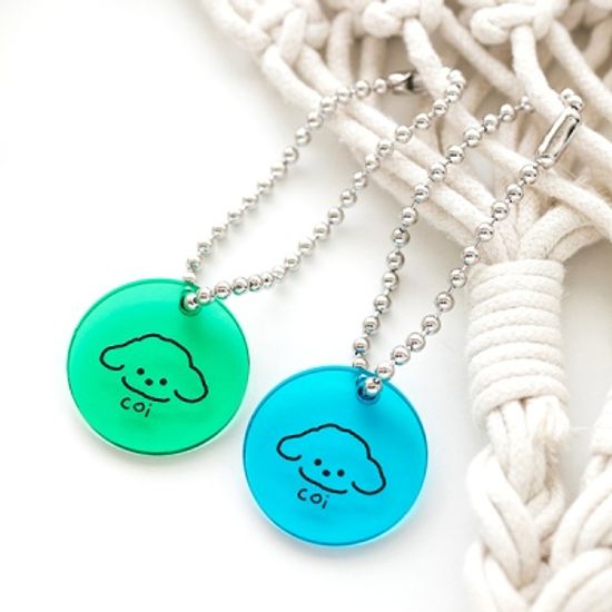 애니메리코이 동그란 키링