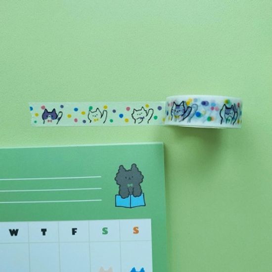 마스킹테이프 안녕한고양