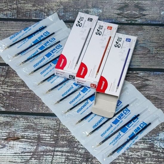 모나미 153볼펜 0.7mm 리필심 영심 1다스(12개입)