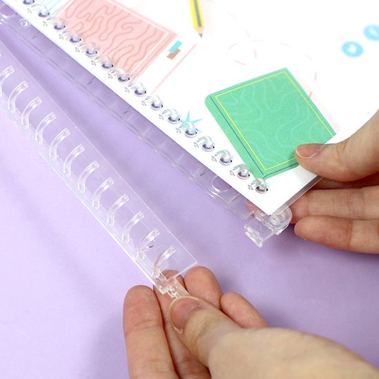 A5 시저스바인더링 타공 제본표지 셀프제본 루즈링