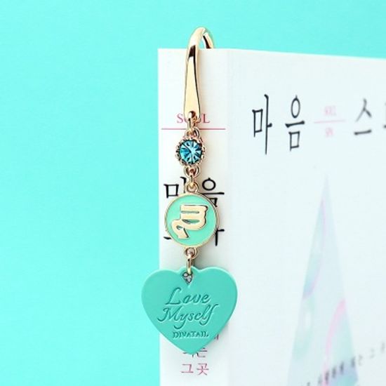 [선물포장] 탄생석 + 별자리 북마크 민트