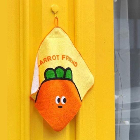 핑크풋 2000당근친구들핸드타올