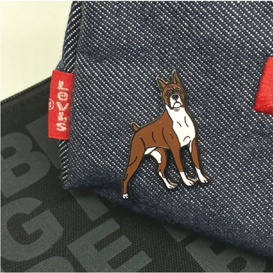 복서(boxer) 뱃지