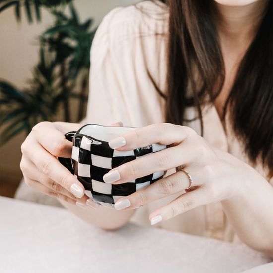 실버925 크로스 유화 반지 블랙십자가