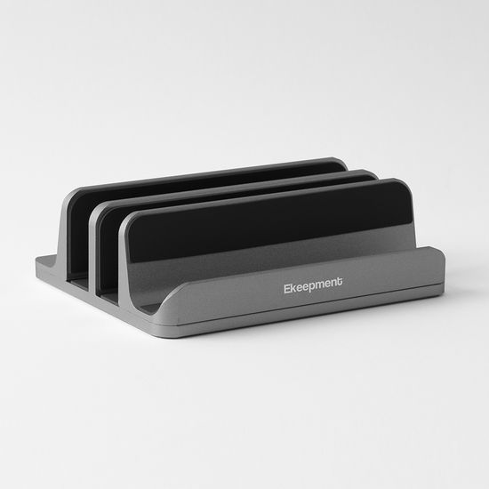Ekeepment 아이패드 노트북 수직거치대 클램쉘 Slot3