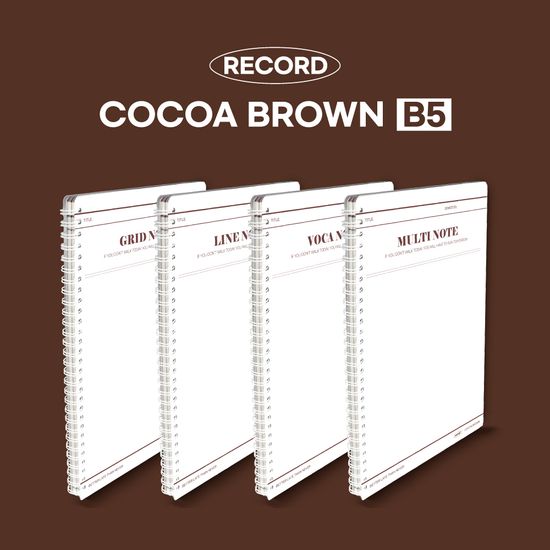 마넷 코코아브라운 스프링 노트 B5