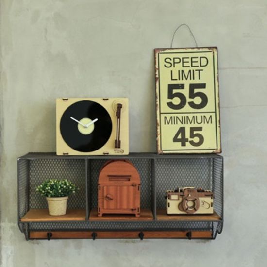 [WOODSUM/우드썸] 턴테이블시계 