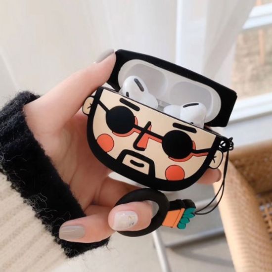 에어팟프로케이스 캐릭터 실리콘 키링 358 레옹_PRO