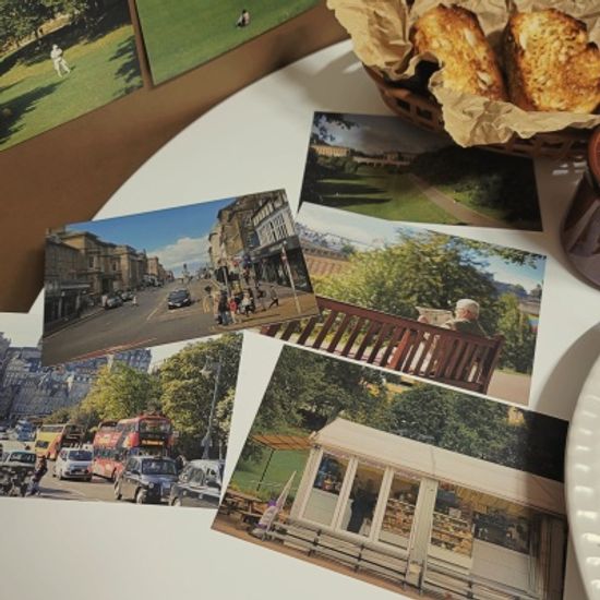 에든버러 하얀카페 감성 엽서세트