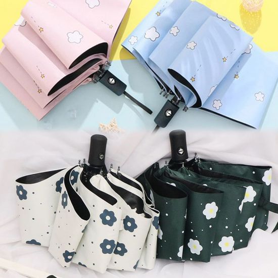 자외선차단 수동 접이식 접는 우산 2개 (WD7412D)