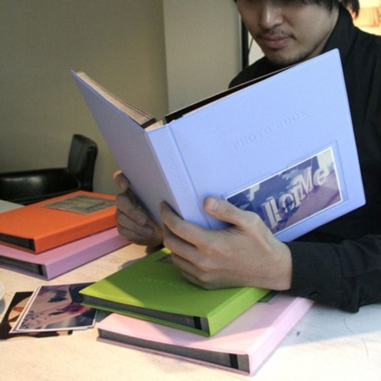 Color photo book-black(L)_접착식