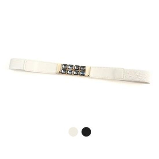 [디꾸보]비즈 멀티 스퀘어 밴딩 여성 벨트 DCB-ST467