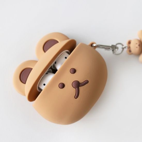 DONATDONAT 베어 에어팟 실리콘 케이스