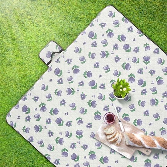 감성 피크닉 방수 돗자리(200x200cm) 소풍 야외돗자리