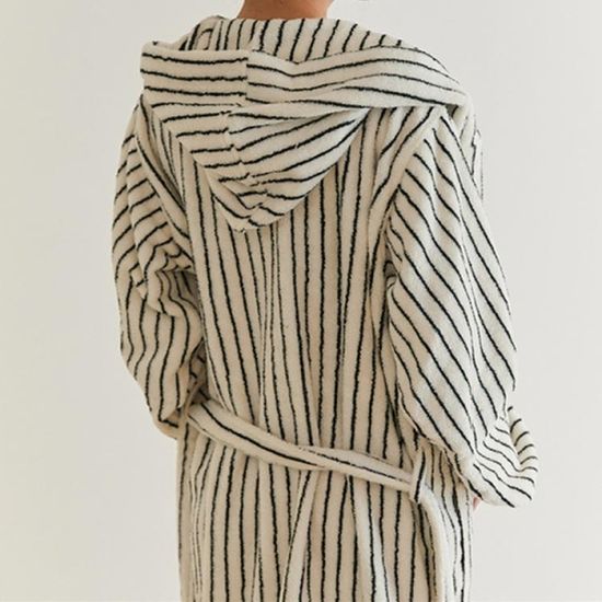 스트라이프 순면100% 모던 타올 가운