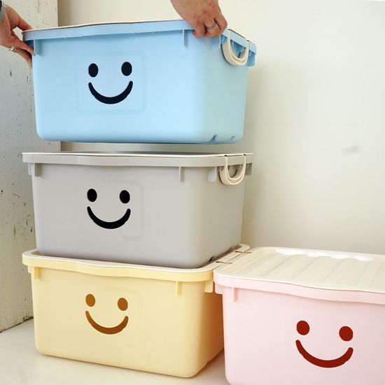 장난감 정리함 모던 와이드 초대형 해피박스 46L 2P