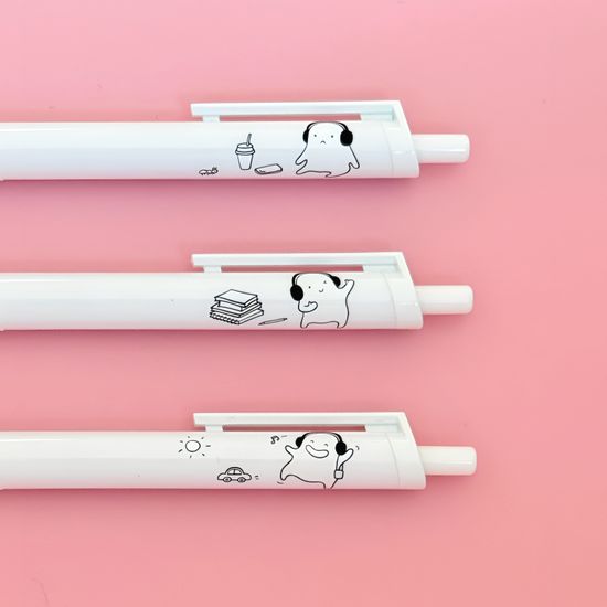 [제로지볼] 캐릭터 에디션 0.7mm 블랙잉크 세트