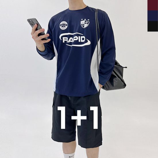 [1+1] 남자 스포츠 클럽 유니폼 럭비 풋볼 져지