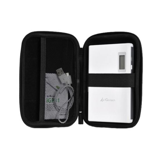 캠핑용 야외용 보조배터리파우치 케이블보관 