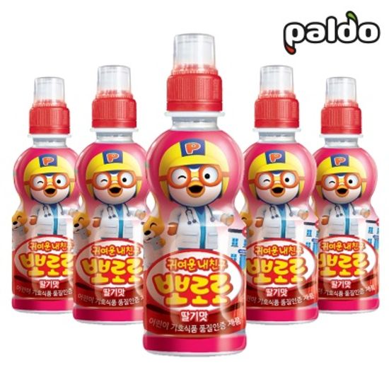 팔도 뽀로로 어린이 음료 딸기 235ml 24펫