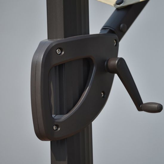 고급형 각도조절 2.5m 대형 파라솔(화이트) 루프탑