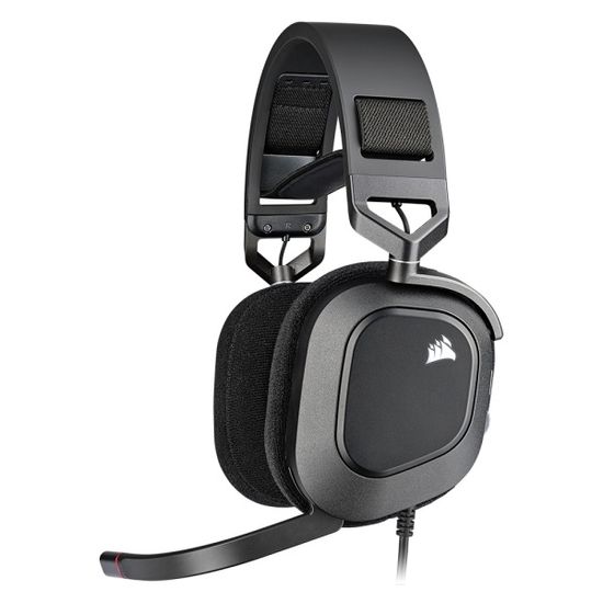 커세어 유선헤드셋 HS80 RGB USB CARBON