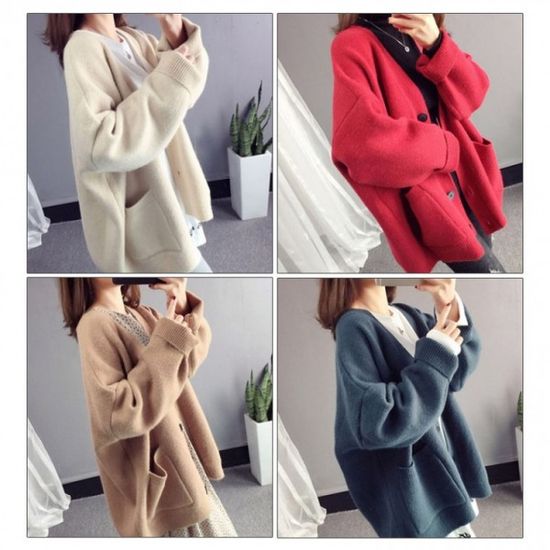 단추 가디건 여성 간절기 아우터 롱가디건