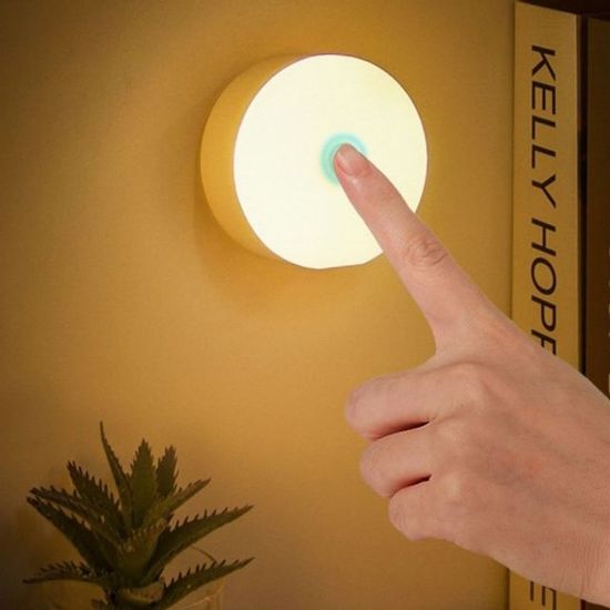 무드등 벽 무선 원터치 주황색(WFIINSJ)