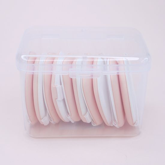 [이지미] 클린 물방울 쿠션퍼프 10개입 (케이스포함)