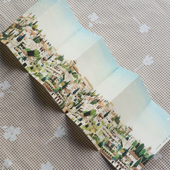 [수채 편지지] 그라나다의 햇살