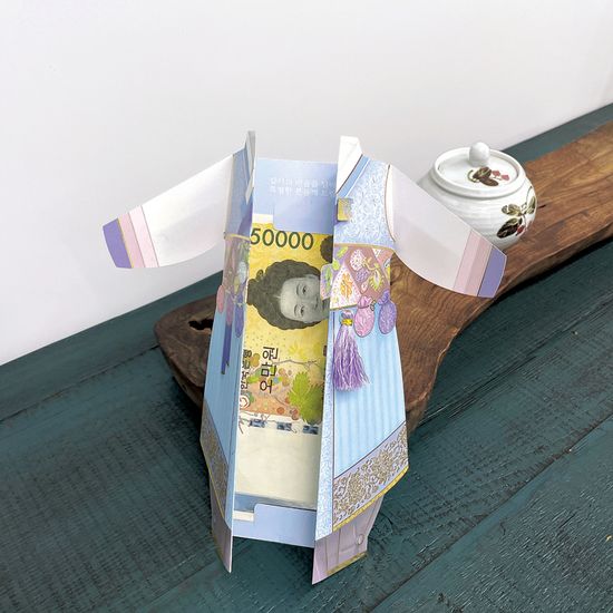 [FB7401-4] 한복 입체 용돈봉투