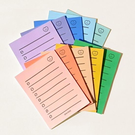 [달페이퍼] MIX 하트스마일10종 체크리스트