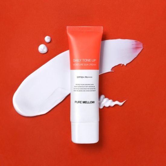 [퓨어멜로우] 데일리 톤업 촉촉 선크림 50ml (SPF50+)