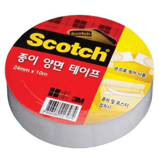 3M 스카치 종이 양면 테이프 2410(24mmX10m)(WAD86E9)