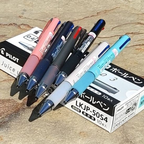 파이롯트 쥬스업 0.4mm 3색볼펜/멀티펜 LKJP-50S4 1개