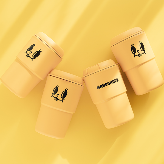 망고하다 텀블러 귀여운 사무실 텀블러 미니 텀블러