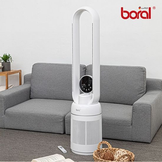 보랄 BLDC 리모컨 날개 없는 저소음선풍기 BR-R1500BL