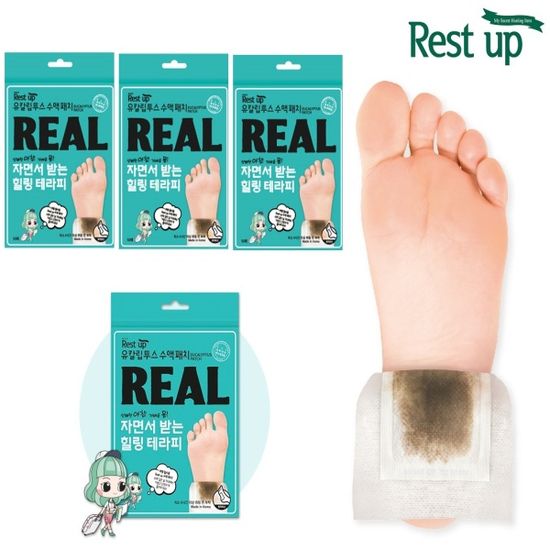  [레스트업] 40매 리얼 풋테라피 힐링수액패치
