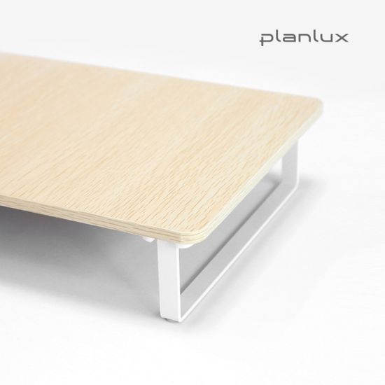 플랜룩스 퓨어우드 모니터 노트북 다용도 받침대 선반