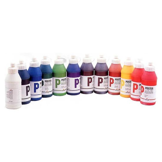 종이나라 비비드 포스터칼라220ml 흑색(WFDC13A)