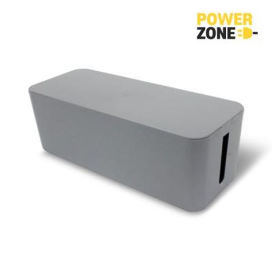 [파워존] 케이블박스 멀티탭전선/대형/그레이