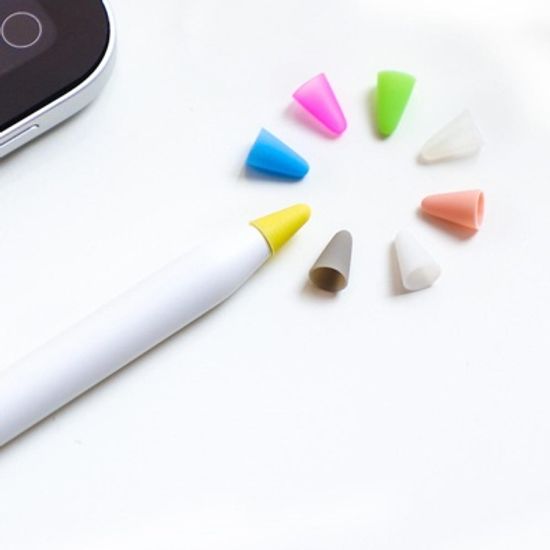 애플펜슬 레인보우 8종 펜촉 보호 캡/팁 실리콘 커버